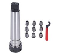Kit di Set di Strumenti del Supporto per Supporto MTA per il Tornio per la Macinazione CNC, Venzione ER25, Viene Fornito con una Colletta 9 Pcs in Dimensioni Diverse, Asta di