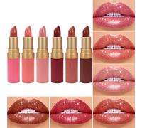 Kit Di | Set Labbra Effetto Lucido e Opaco | Lucidalabbra Idratante Impermeabile Con Glitter E Tinta Per Ragazze Donne Matrimonio Feste Quotidiano