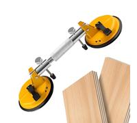 Kit di Setter di Guarnizione di Marmo - Strumenti di Allineamento di Pietra Senza, Soffiatore a Vuoto di Installazione del Piano di Lavoro, Maniglie a Regolabili | Costruzione Durevole con