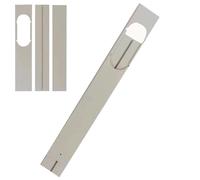Kit di sfiato AC Porta Scorrevole, Guarnizione della Finestra del condizionatore d'Aria Portatile, Lunghezza Regolabile Facile da installare e smontare la Piastra di Tenuta della Finestra, Tenuta, co