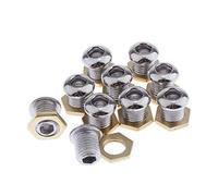 Kit di Sfiato 'aria Del Tamburo Da 10pcs 1/2 '' con Dado di Tenuta per Rullante per Basso Tom