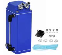 Kit di sfiato del serbatoio della tanica raccolta dell'olio forma quadrata per motore per auto Accessori per picchi carburante da corsa 0,5 litri(A)