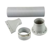 Kit di sfiato per tubo flessibile AC portatile - Kit di scarico condottatore CA portatile - Adattatore di sostituzione della condotta per finestre per appartamento in salamoia casa camera da letto cas