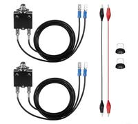 Kit di sicurezza 3A e 5A ripristinabile con tester per interruttore, strumento diagnostico per sistemi HVAC 24V AC/DC e 125-250V AC (3 5A)