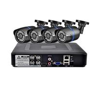 Kit di Sicurezza for Telecamera CCTV AHD 3,6 mm HD con Obiettivo Bullet, 5 MP 1080P, DVR 8/4 canali, Telecamera di Sicurezza Impermeabile(None,4PCS 1080P Cam)