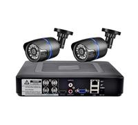 Kit di Sicurezza for Telecamera CCTV AHD 3,6 mm HD con Obiettivo Bullet, 5 MP 1080P, DVR 8/4 canali, Telecamera di Sicurezza Impermeabile(1T,2PCS 5MP Cam)