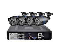 Kit di Sicurezza for Telecamera CCTV AHD 3,6 mm HD con Obiettivo Bullet, 5 MP 1080P, DVR 8/4 canali, Telecamera di Sicurezza Impermeabile(None,4PCS 5MP Cam)