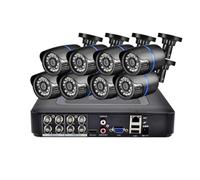 Kit di Sicurezza for Telecamera CCTV AHD 3,6 mm HD con Obiettivo Bullet, 5 MP 1080P, DVR 8/4 canali, Telecamera di Sicurezza Impermeabile(4T,8PCS 5MP Cam)