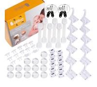 Kit di sicurezza per bambini con serrature per cabinet - 58 confezioni all-in-one Super Value Child Safety Kit (58 pezzi)