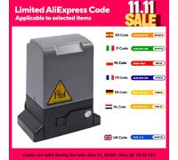 Kit di sicurezza per vialetto con motore apriporta automatico Apricancello scorrevole elettrico Azionamento per cancello scorrevole 220 V Impermeabile esterno (370 W)