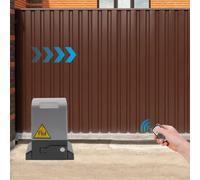 Kit di sicurezza per vialetto con motore apriporta automatico Apricancello scorrevole elettrico Azionamento per cancello scorrevole 220 V Impermeabile esterno (370 W)