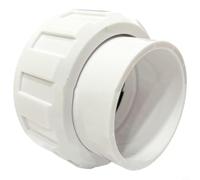 Kit di sindacato da 2 pollici per generatore di piscine d'acqua salata, connettore in plastica per cella Hayward, facile installazione per un collegamento affidabile a prova di perdite, bianco