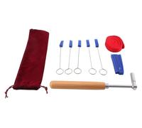 Kit di sintonizzazione professionale per pianofort Kit universale for accordatura pianoforte con chiave di accordatura, feltro silenzioso, silenziatori in gomma for principianti, accordatore professio