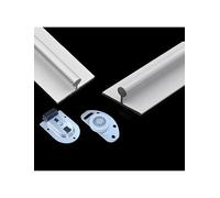 kit di sistema di ingranaggi cingolati, Binario di ricambio for porta scorrevole in alluminio for armadio da patio con zanzariera, argento, diverse misure(9.8ft/300cm)