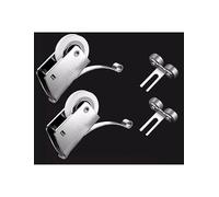 kit di sistema di ingranaggi cingolati, Carrucole for armadi con ante scorrevoli con ruote superiori e inferiori con scanalatura concava e convessa(Type 5)