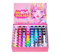 Kit di smalti per unghie in gel, 60 colori, set di bellezza secca a lunga durata, 3500 g, collezione professionale con pigmenti ricchi e facile applicazione | accessorio ideale per la casa