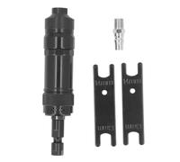 Kit di smerigliatrice pneumatica ad aria, strumento pneumatico mini rettilineo da 1/4 di pollice con mandrino da 6 mm e controllo della velocità, smerigliatrice di grado