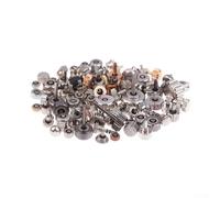 Kit di smontaggio di accessori per orologi, 50/100 pezzi, per progetti di riparazione e sostituzione di orologi in metallo fai da te (100 pezzi)