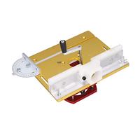 Kit di Sollevamento del Router, Lavorazione CNC Facile Installazione Lavorazione del Legno Piano del Tavolo Funzionamento Manuale Struttura per Scanalatura Rifilatura Smussatura (Oro)