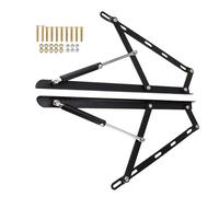Kit di sollevamento di archiviazione, Supporto for coperchio con molla a gas pneumatica di sicurezza for panca con contenitore for giocattoli, tubo in acciaio di precisione, meccanismo di sollevamento