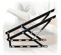 Kit di Sollevamento Idraulico per Letto da 2 Pezzi - Meccanismo Pneumatico A Stelo Resistente per Riporre in Modo Salvaspazio Il Divano Letto, Progetto Fai da Te, Black 1000mm