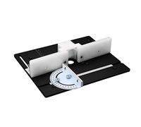 Kit di sollevamento per router in metallo, piastra di base di inserimento in alluminio per sega da tavolo router (MOTOULAXvk6pnwie50-11)