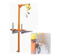 Kit di sollevamento portatile per condizionatore d'aria con verricello autobloccante, strumento staccabile per una facile installazione esterna A/C, supporta fino a 299,4 kg, ideale per professionisti