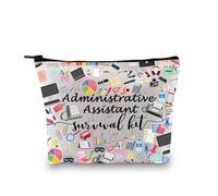 Kit di sopravvivenza per assistente amministrativo, regalo segretario, accessori da viaggio, trousse per trucchi, Survival Admin Assistant Bag EU, alla moda