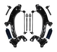 Kit di sospensione anteriore, braccio controllo sinistro e destro con giunto sferico, barra stabilizzatrice, tirante interno ed esterno, 10 pezzi, compatibile Acura RDX 2007-2012