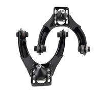 Kit di sospensione con braccio ad A, controllo superiore, camber anteriore regolabile, nero rosso, compatibile con i modelli di veicoli Civic EJ EK 1996 2000, sostituzione aftermarket(black)