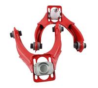 Kit di sospensione con braccio ad A, controllo superiore, camber anteriore regolabile, nero rosso, compatibile con i modelli di veicoli Civic EJ EK 1996 2000, sostituzione aftermarket(Red)