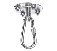 Kit di sospensione for amaca da 2 pezzi, ganci for altalena con rotazione a 360 gradi, pratico supporto for veranda for attrezzi interno ed esterno Per Sedia A Dondolo