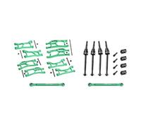 Kit di sospensione Widemaxx in alluminio 7075 per Traxxas 1:16 Mini Maxx/Mini XRT VXL 3S Monster Truck Upgrades - Verde