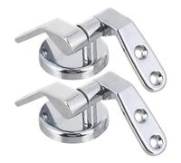 Kit di sostituzione cerniere per WC 1 set di cerniere for sedile WC, connettore montaggio for coperchio in lega zinco, raccordi for for, accessori ricambio for il bagno