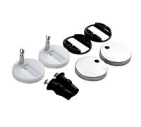 Kit di sostituzione cerniere per WC Kit di fissaggio rapido for sedile WC da 2 pezzi for la maggior parte dei sedili standard con cerniera superiore(003)