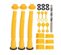 Kit di sostituzione del beccuccio della tanica del gas con punta da trapano da 8 mm e ugello di sfiato a tenuta stagna per tosaerba, barche, generatori, automobili, motocicli,