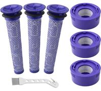Kit di sostituzione del filtro del vuoto EFOTIML 6 pacchetti per Dyson V7, V8 Animal e V8 Absolute Cordless Vacuum, parti di sostituzione di Dyson,sostituisce parte # 965661-01 & 967478-01