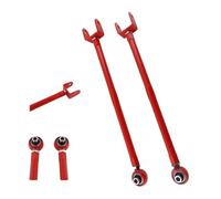 Kit di sostituzione delle sospensioni compatibile con i bracci di controllo della campanatura inferiore posteriore BMW E36 E46 E85 Serie 3 regolabili(Red)