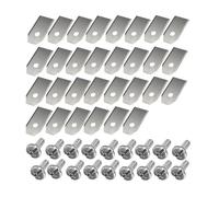 Kit di sostituzione dell'erba for lame di rifinitura in acciaio inossidabile for tosaerba Husqvarna Automower/Gardena Robot rasaerba 35 * 18 * 0,75 mm(Silver 30PCS)