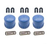 Kit di sostituzione per T25, confezione da 3 pezzi per testina decespugliatore con molla e pomello a 2 fori compatibile con CC2128 GC2128 BC2128 GT228 BC280 BT280 79203