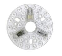 Kit di sostituzione per ventilatore da soffitto a LED dimmerabile da 15 W 3 CCT con funzione di memoria, base universale in alluminio compatibile con la maggior parte dei ventilatori