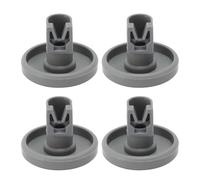 Kit di sostituzione ruote per lavastoviglie, 4 pezzi, accessori universali, durevoli e scorrevoli per lavastoviglie AEG Favorit Privileg Zanussi, plastica PP 40 x 30 mm