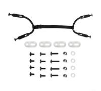 Kit di sottogola per casco da hockey su ghiaccio con cinghie flessibili per le orecchie e chiusure sicure per esigenze di sostituzione