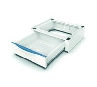 Meliconi Kit impilaggio Base Torre Extra 656103 - Cassetto estraibile, cinghia di sicurezza, bianco