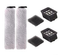 Kit di spazzole e filtri per BISSELL 3548 per aspirapolvere a batteria a secco e umido TURBOCLEAN, ricambio 1630733, filtro HEPA lavabile e spazzola a rullo morbida in ABS per pavimenti duri, 2