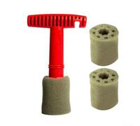 Kit di spazzole per ruote auto, 1 set di strumenti per la pulizia automatica dei dadi con spugna e materiale PP per una semplice pulizia delle ruote e rimozione dello sporco, affidabile oltre 50.000