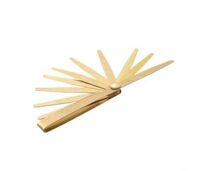 Kit di spessimetri in ottone da 0,05 mm a 1,00 mm per controlli accurati della punteria e della distanza dei cuscinetti, strumento di misurazione metrico per ingegneri