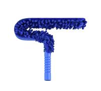 Kit di spolverino for la pulizia delle pale del ventilatore da soffitto in microfibra, spolverini flessibili rimovibili for rimozione della polvere in ragnatela(Blue brush head)
