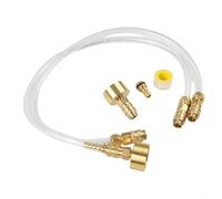 Kit di spurgo dello sterzo idraulico, kit di riempimento dello sterzo per sistemi Seastar con raccordi filettati in ottone per una migliore prevenzione delle perdite