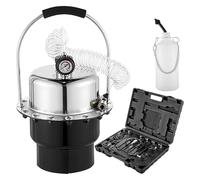 Kit di spurgo freni ad aria compressa, strumento for il cambio 'olio del liquido for auto con serbatoio da 5 litri for lo e frizione Per uso fai da te(Black-Triangle)